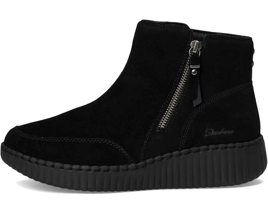 Ботинки SKECHERS Wilshire Blvd с замшевым верхом, клиновидным каблуком и стелькой Memory Foam