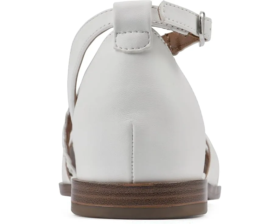 Босоножки White Mountain Kika с плетеными ремешками и плоским каблуком