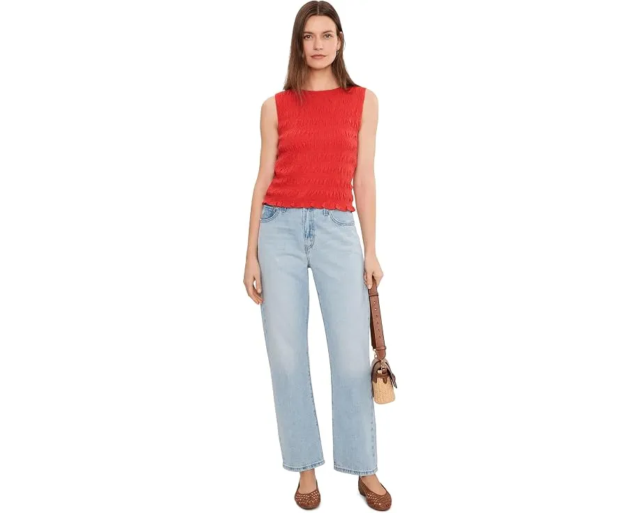 Топ Smocked Boatneck Tank от Madewell со сборками