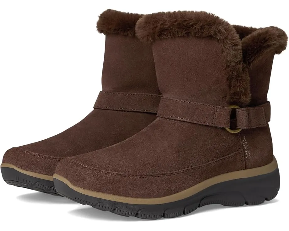 Ботинки SKECHERS Easy Going с технологией Hands Free Slip-ins на клиновидном каблуке