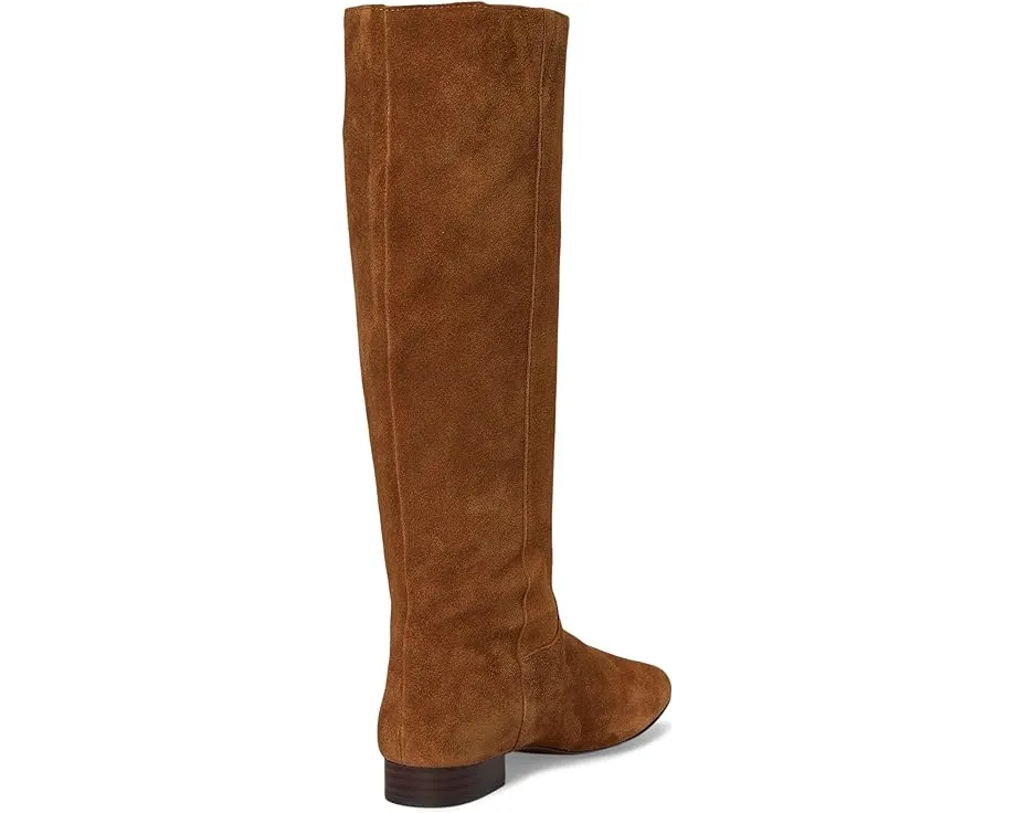 Высокие сапоги Madewell Taylor из замши с круглым носком
