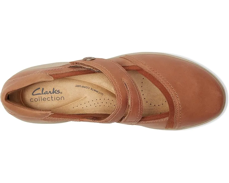 Спортивные балетки Clarks Bryianne Janey с застежкой на липучке и стелькой Ultimate Comfort