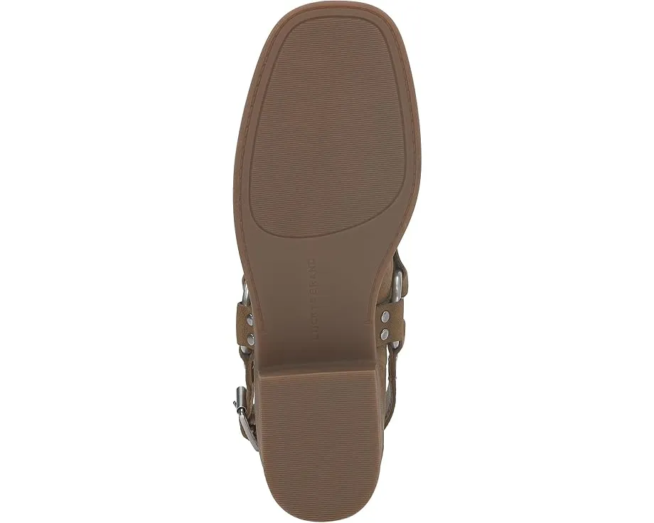 Босоножки Lucky Brand Kalv с квадратным носком и регулируемой лямкой