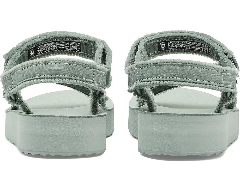 Сандалии Teva Midform Universal Canvas на платформе с застежкой на липучке