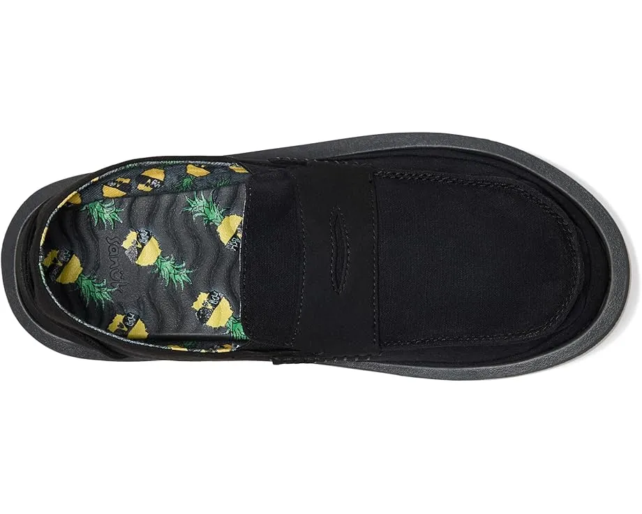 Лоферы Donny Loafer X Ben Gravy с льняным верхом и стелькой с принтом Sanuk