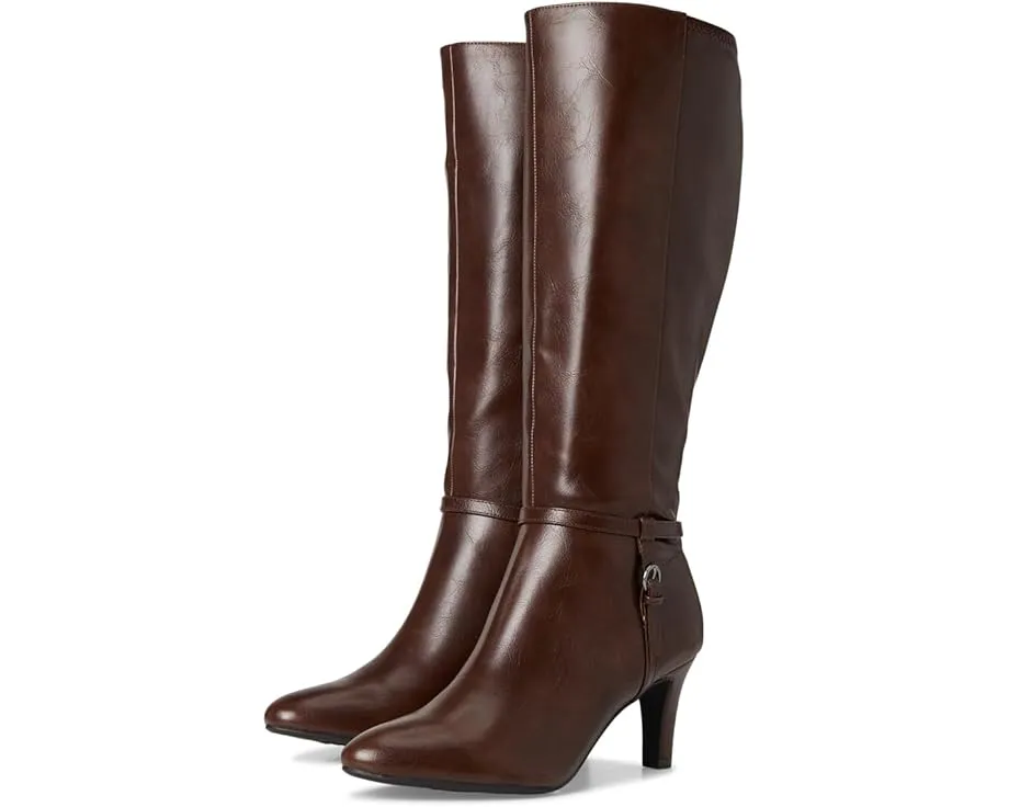 Ботинки LifeStride Galant до середины икры на шпильке с ремешком