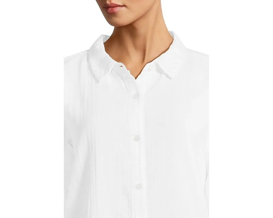 Туника Long Sleeve Button Up с воротником от Mod-o-doc