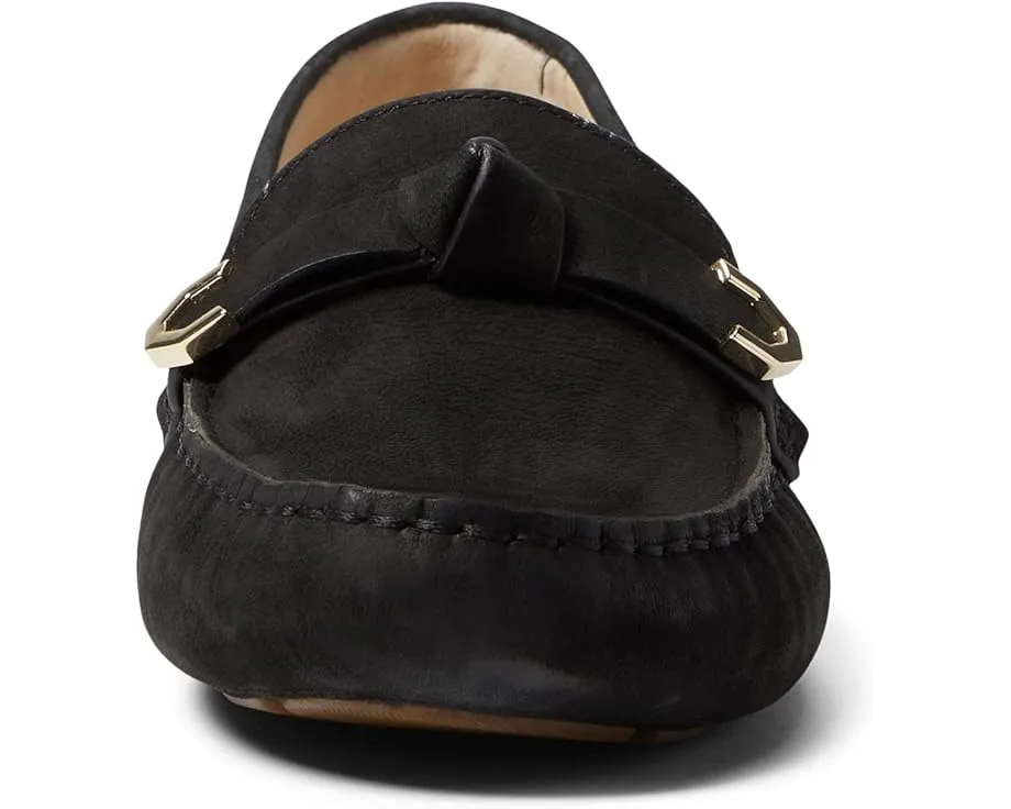 Лоферы Cole Haan Evelyn Bow Driver с бантом и искусственным мехом