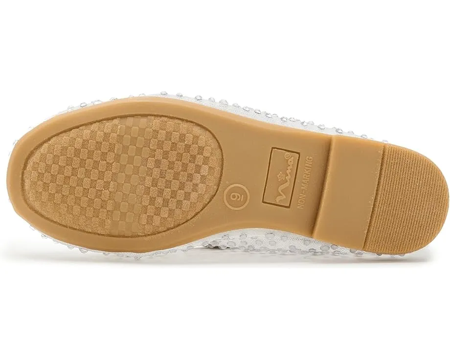 Детские балетки Jax с камнями и эластичной лямкой Nina Kids