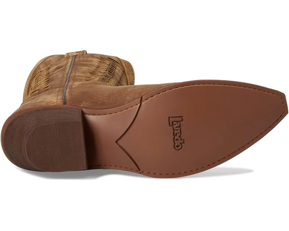 Ковбойские сапоги Laredo Ashlee с эффектом состаренной кожи и плетеным кантом