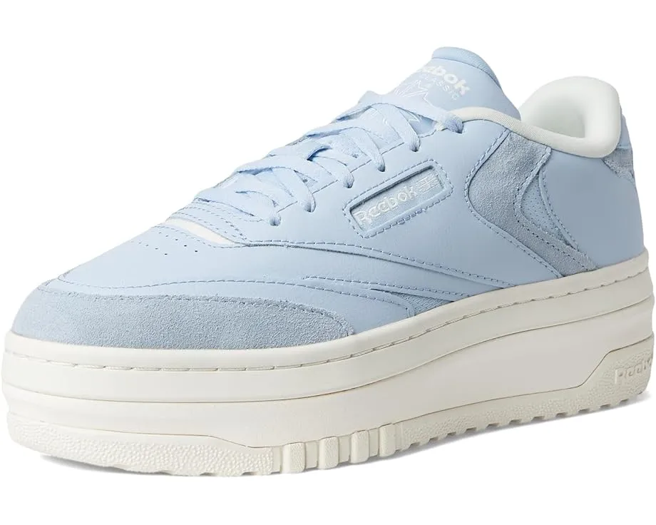 Кроссовки Reebok Club C Extra с платформенной подошвой и кожаным верхом