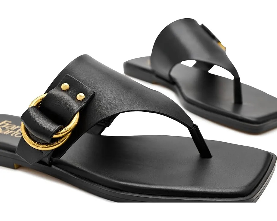 Сандалии Franco Sarto L-Mavie2 на плоской подошве с плетением и регулируемой пряжкой