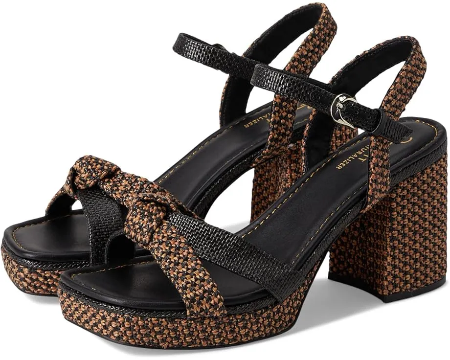 Сандалии 27 Edit Naturalizer Peyton на блочном каблуке с узлом и открытым мыском