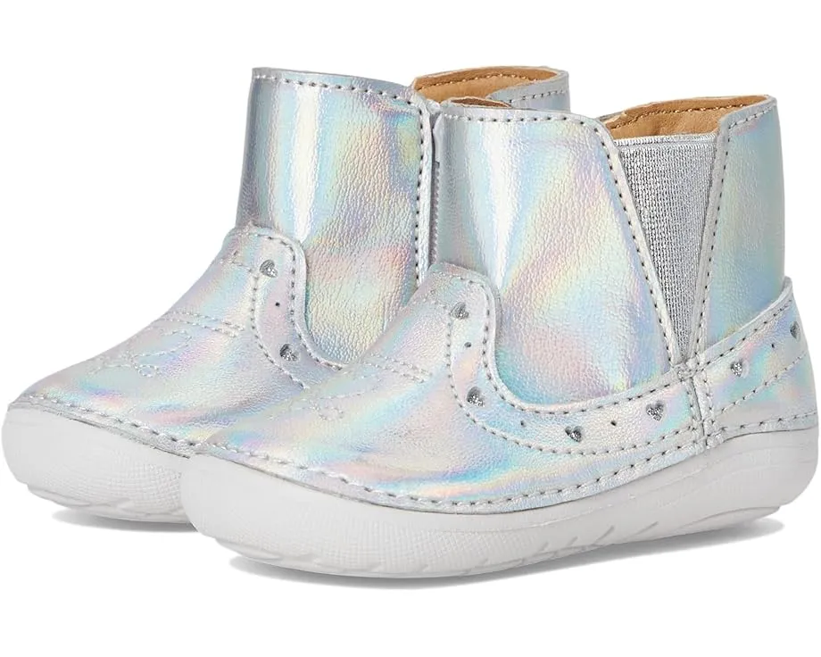 Ботиночки Stride Rite SM Gigi для младенцев и малышей с боковой молнией и стелькой Ortholite