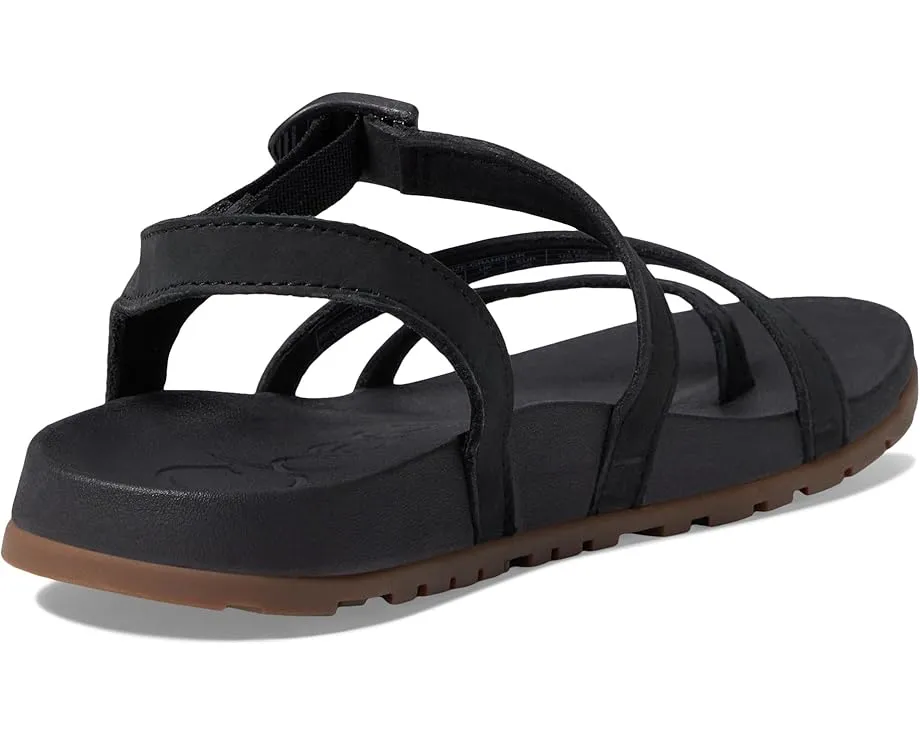 Сандалии Chaco Lowdown Leather Strappy на молнии с поддержкой свода стопы