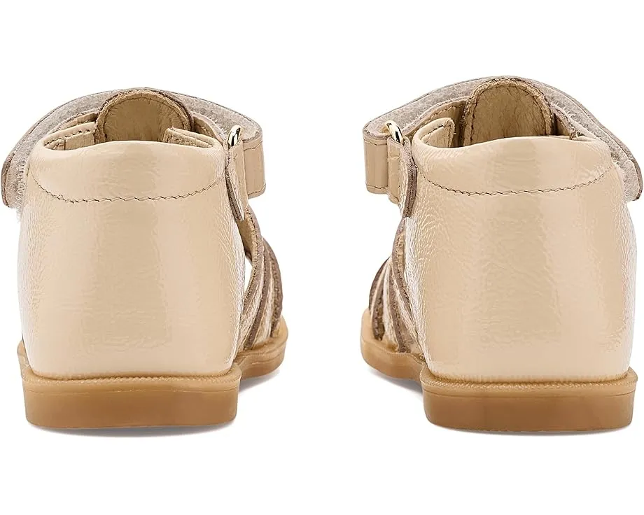 Детские сандалии Falcotto Wakatobi Naturino с блестящим верхом и застежкой на липучке