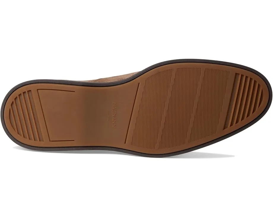 Оксфорды Magnanni Landis из замши с мыском мокасина и водостойкой конструкцией