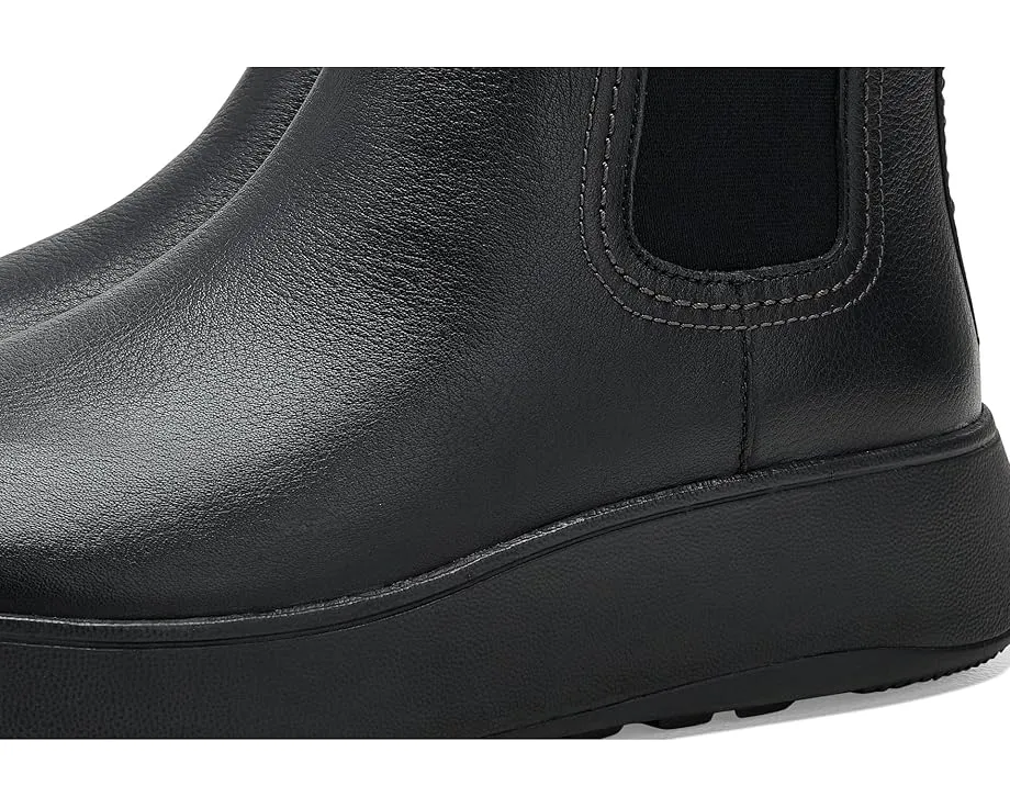 Chelsea-ботинки FitFlop F-Mode Stitch Warm из состаренной кожи с подошвой Microwobbleboard