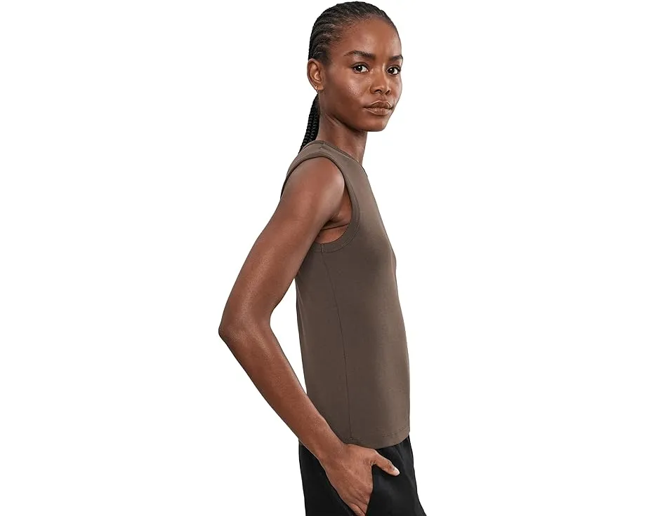 Madewell топ Ribbed Shell Tank с ребристой фактурой