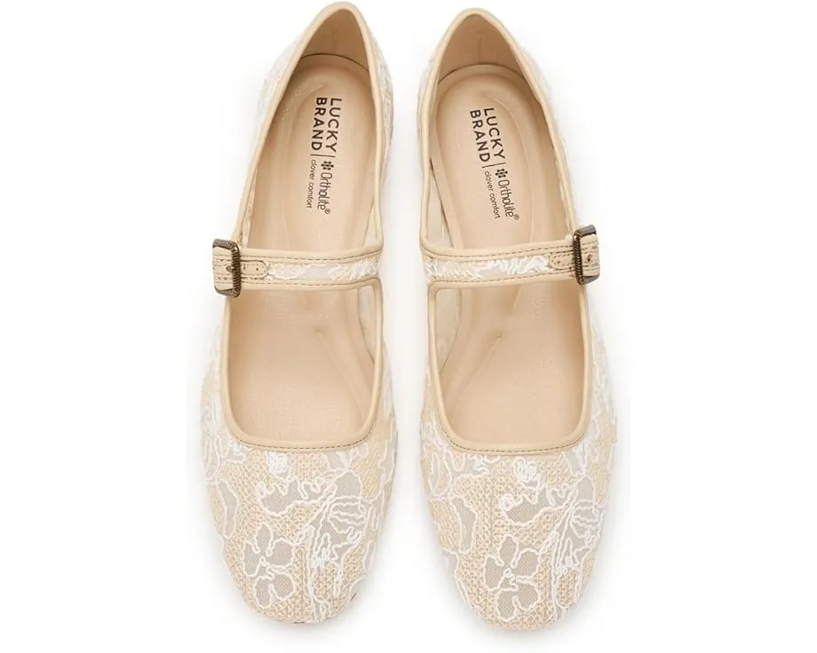 Балетки Lucky Brand Tannyr с цветочным кружевом и ремешком