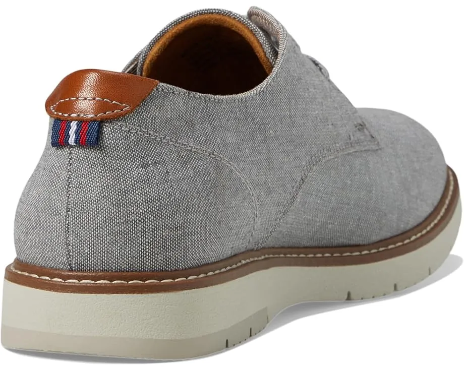 Оксфорды Florsheim Vibe Canvas Plain Toe из хлопка и кожи на клиновидной подошве