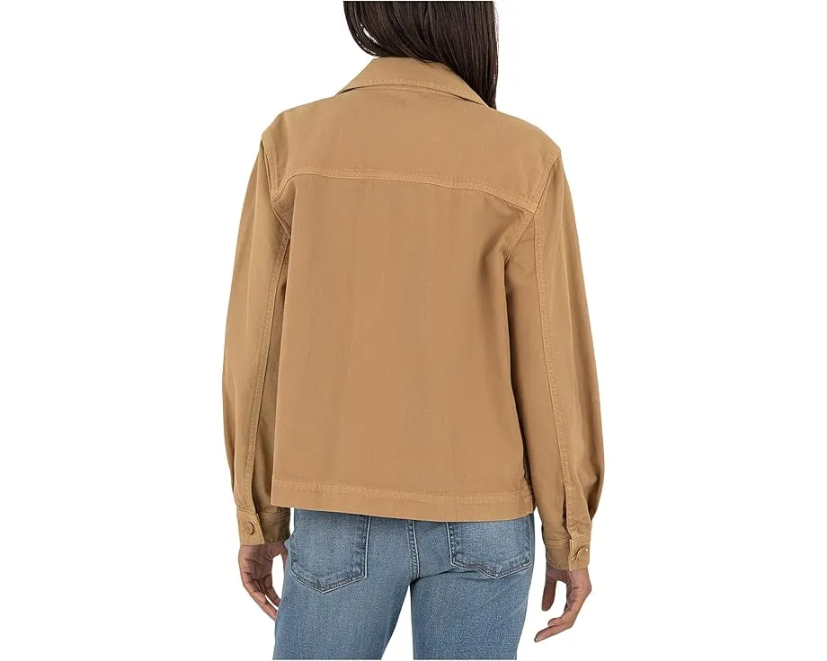 Жакет KUT from the Kloth Barb с воротником-стойкой и накладными карманами