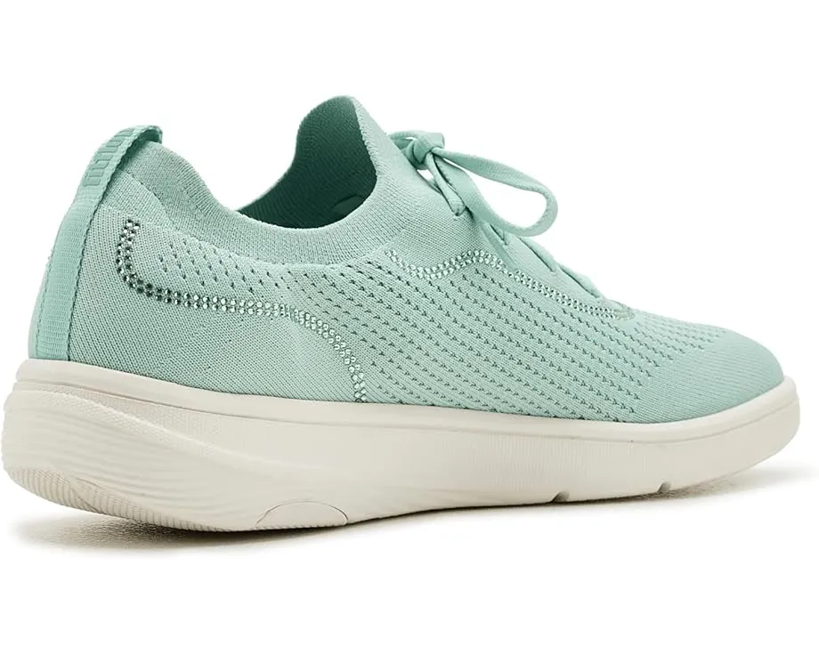 Кроссовки FitFlop Super-Q без шнуровки из трикотажа с кристаллами