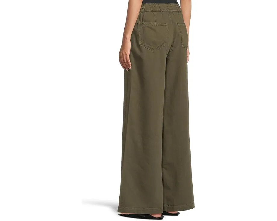 Брюки Paige Rumi в винтажном темно-зеленом с эластичной талией