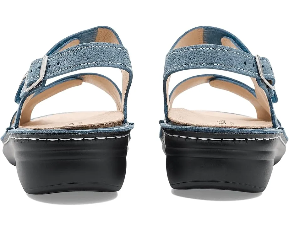 Сандалии Finn Comfort Barbuda Sky Streetnubuk с кожаным верхом