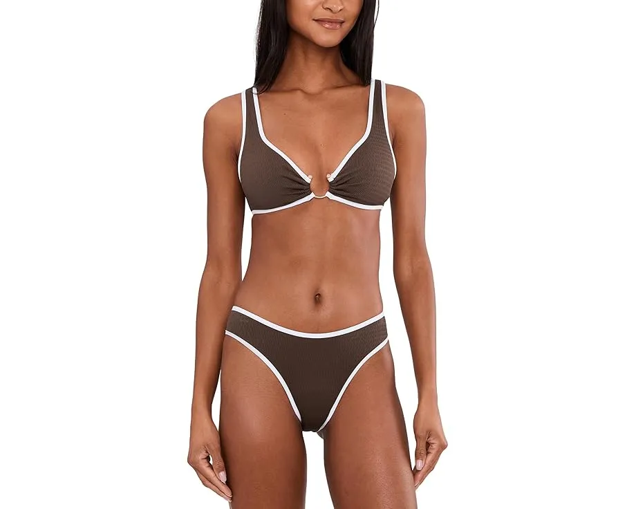 Топ Seafolly Beach Bound Ring Front с кольцом и съемными чашками