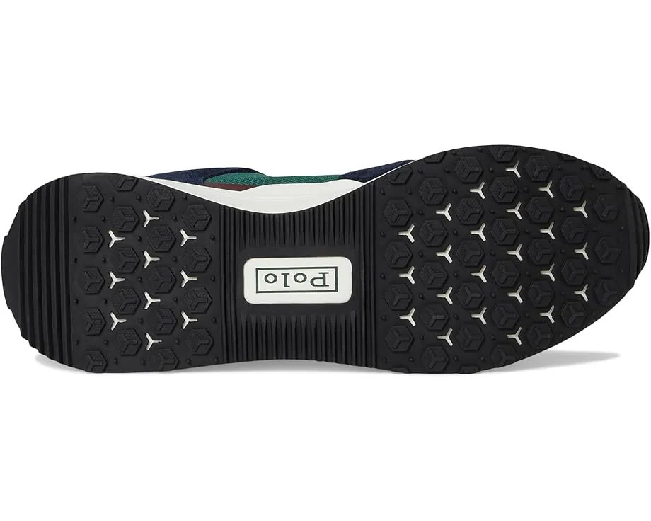 Polo Ralph Lauren Train 89 кроссовки из замши и оксфорда с цветными блоками