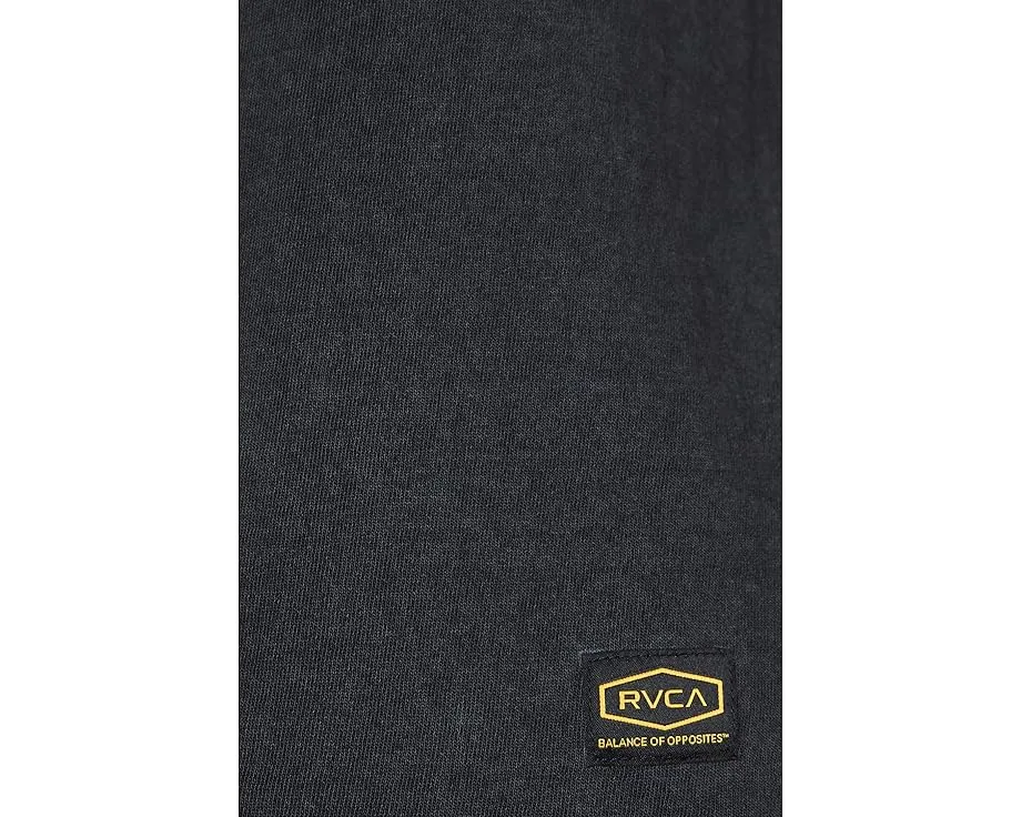 Футболка RVCA Midweight Label Short Sleeve повышенной плотности с этикеткой
