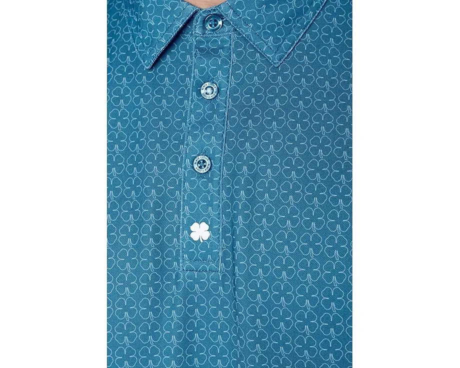 Поло Crush Polo с контуром клевера и влагоотводящими свойствами Black Clover