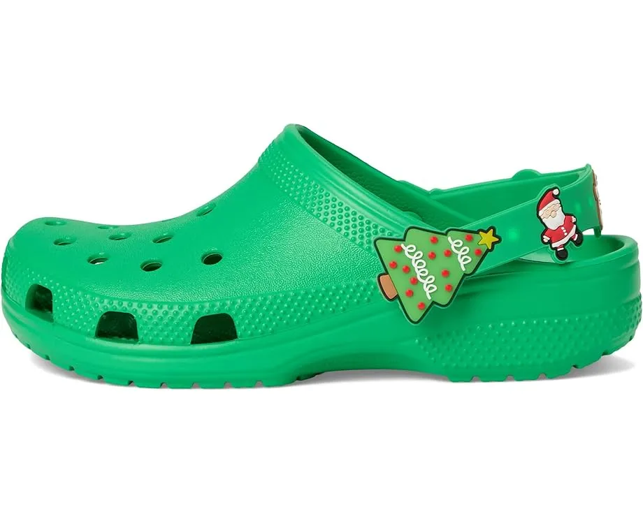 Классические кроксы Crocs Kids с праздничными огнями для детей