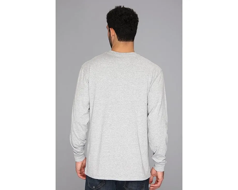 Carhartt Рабочая рубашка-поло с длинным рукавом и нагрудным карманом