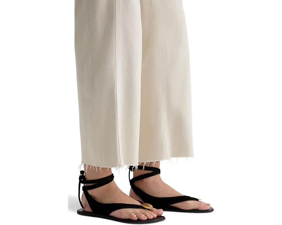 Джинсы AG Jeans Saige Wide Leg с завышенной талией из Opal Stone