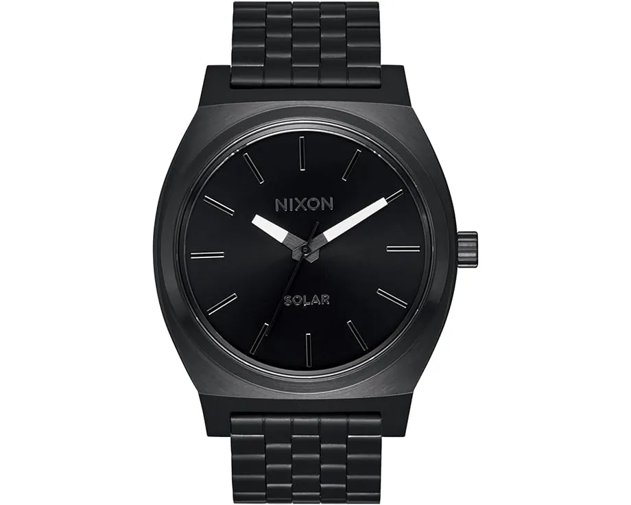 Часы Nixon Time Teller Solar из нержавеющей стали с японским кварцевым механизмом