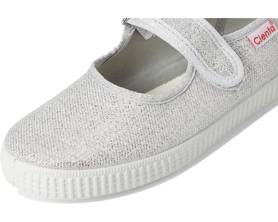Детские туфельки Cienta Kids 56013 в стиле Мэри Джейн с блестками