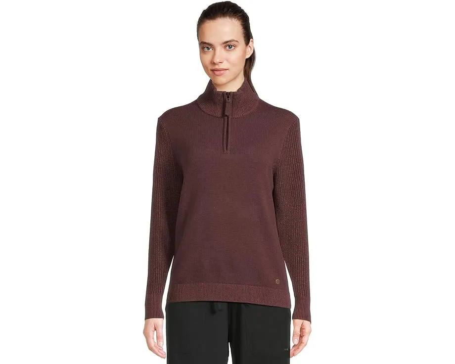 Royal Robbins свитер Westlands 1/4 Zip из смеси шерсти мериноса и переработанного полиэстера