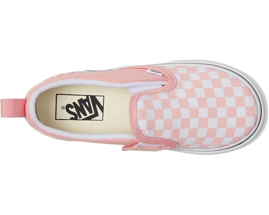 Детские кеды Vans Slip-On V для малышей с принтом и резиновой подошвой