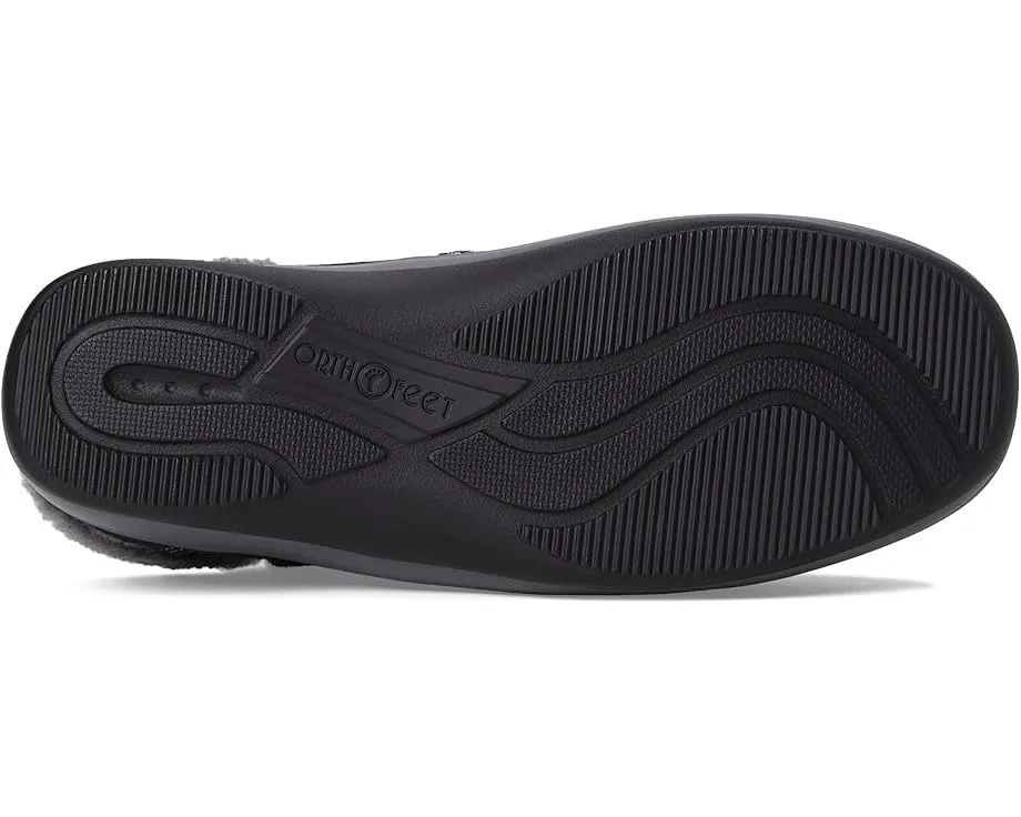 Тапочки Orthofeet Charlotte с ортопедическими стельками и регулируемым ремешком