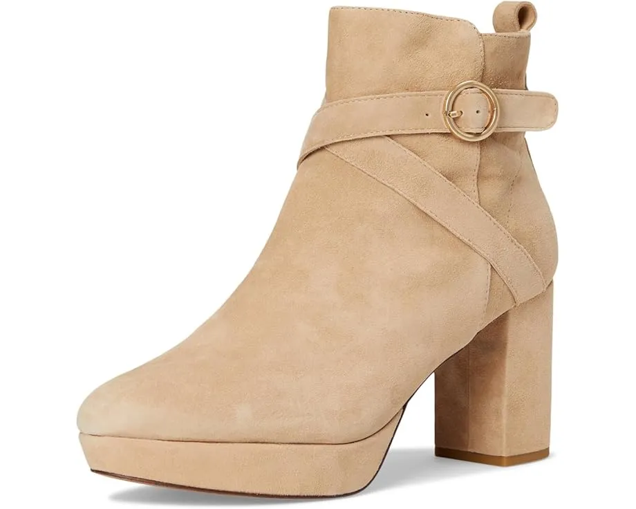 Pelle Moda ботинки Leyton из замши с платформой и ремешком на пряжке