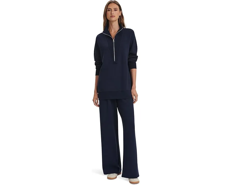 Длинная толстовка Varley Masie Longline Sweat с полузастежкой