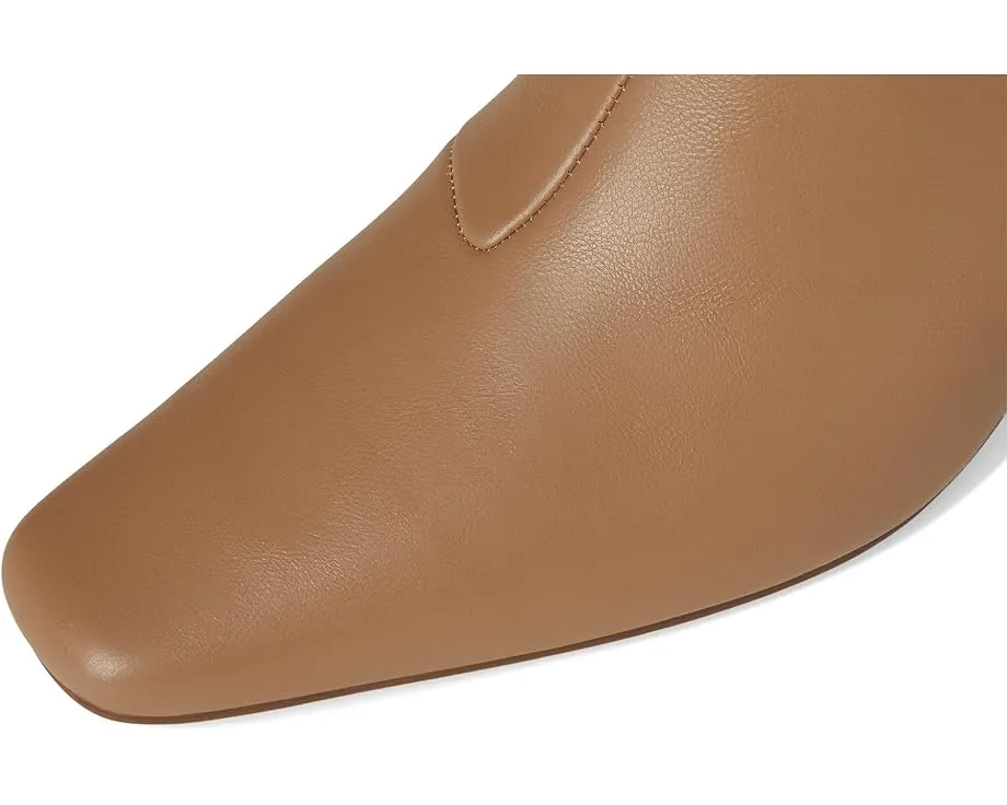 Ботильоны Vaneli Gabris из кожи с квадратным носком и молнией сбоку