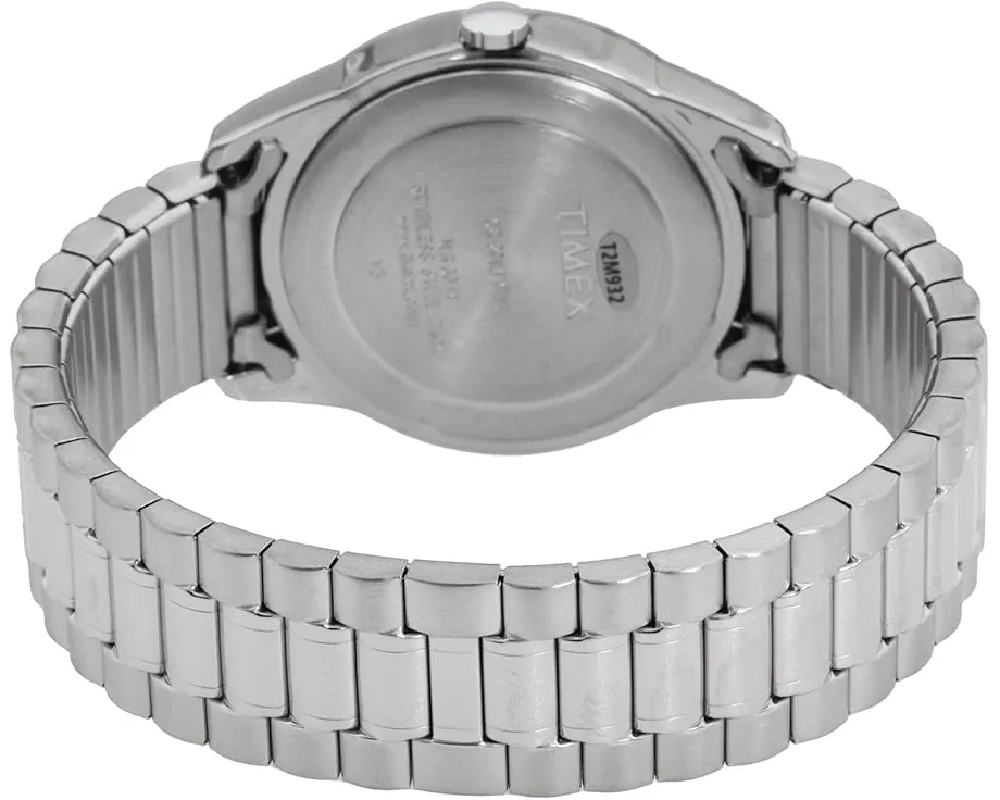 Часы Timex с серебристым расширяющимся браслетом одежды