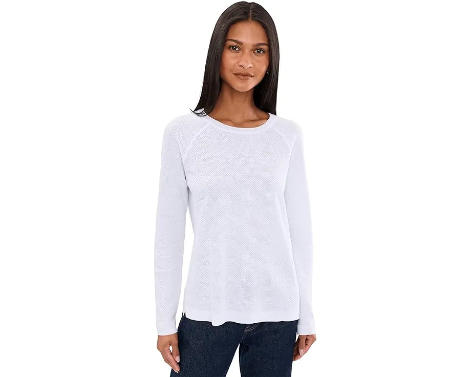 Waffle Stitch Raglan Sweater