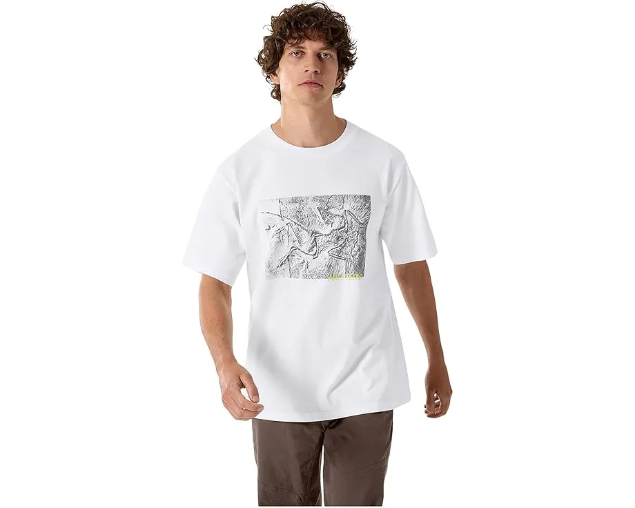 Футболка Arc'teryx Kragg Cotton Lithographica с принтом из хлопка