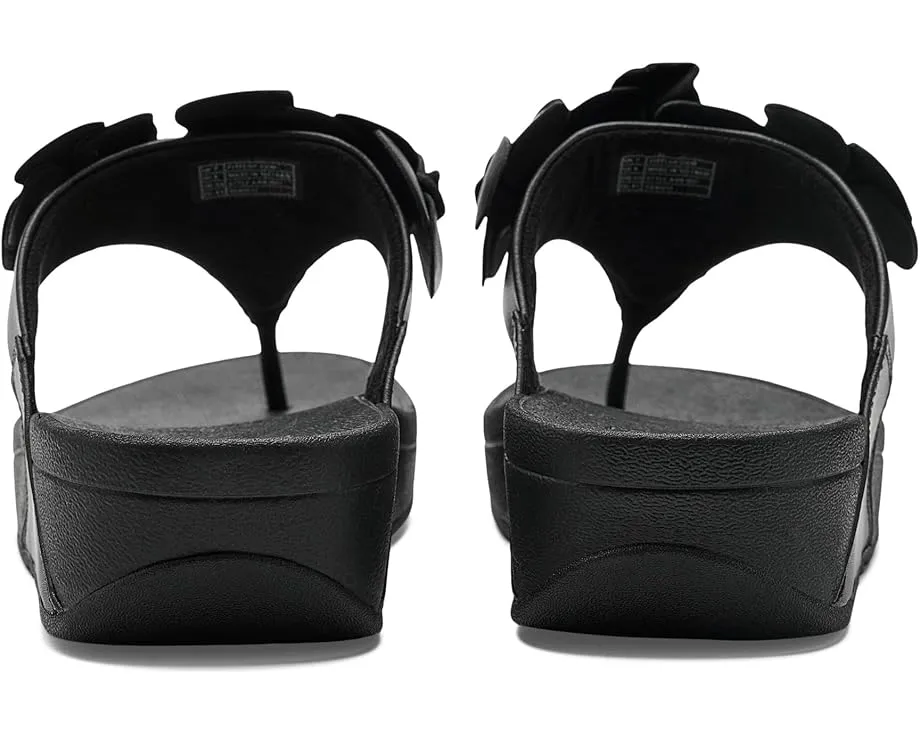 Сандалии FitFlop Lulu Flower с ремешком между пальцев и цветочным декором