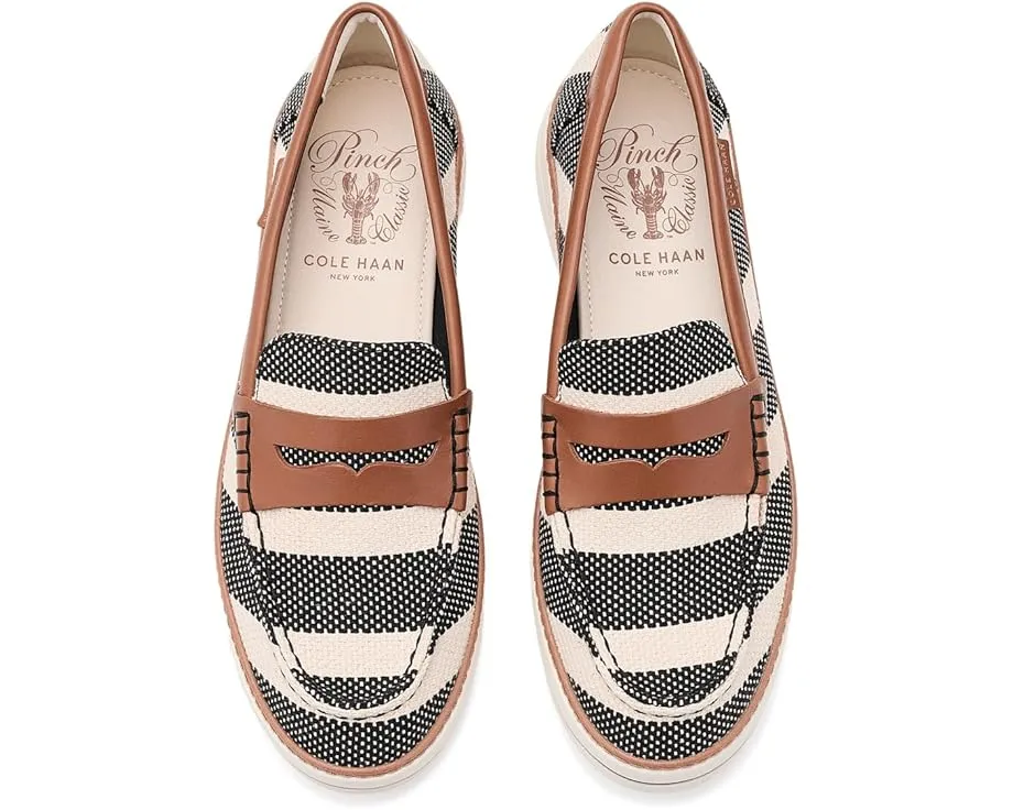 Лоферы Cole Haan Pinch Long-weekender Penny с отделкой из кожи и канвы