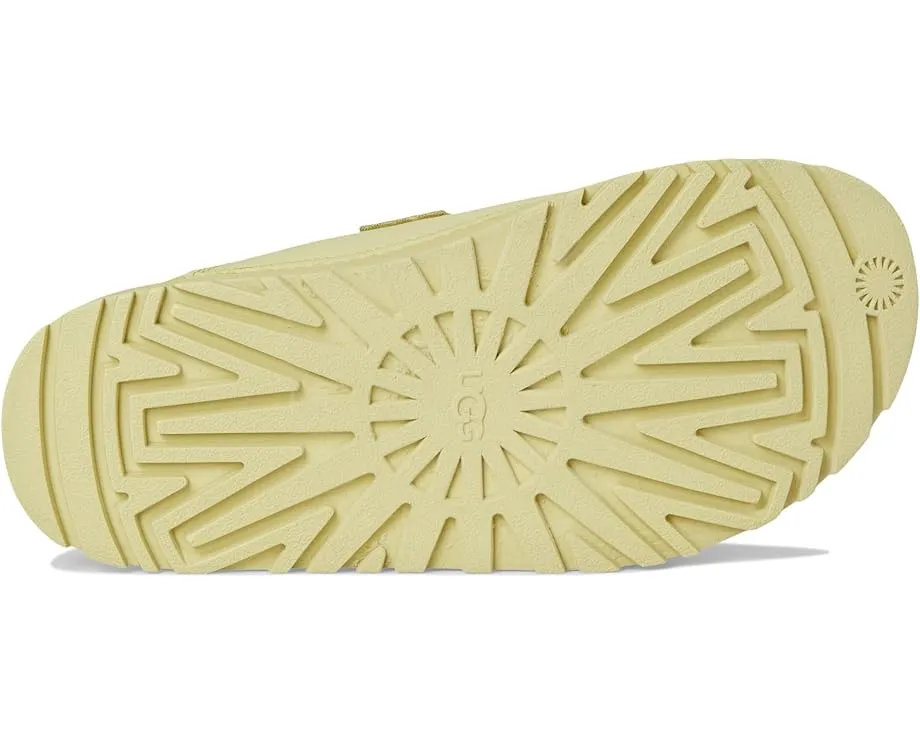 Детские шлепанцы UGG Goldenglow Slide с ремешками из переработанных материалов